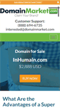 Mobile Screenshot of inhumain.com